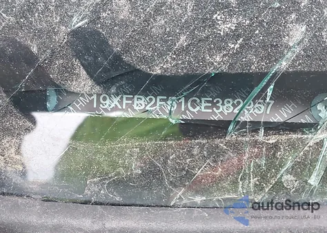 2012 Honda Civic Lx из США, поврежденный, VIN 19XFB2F51CE382957